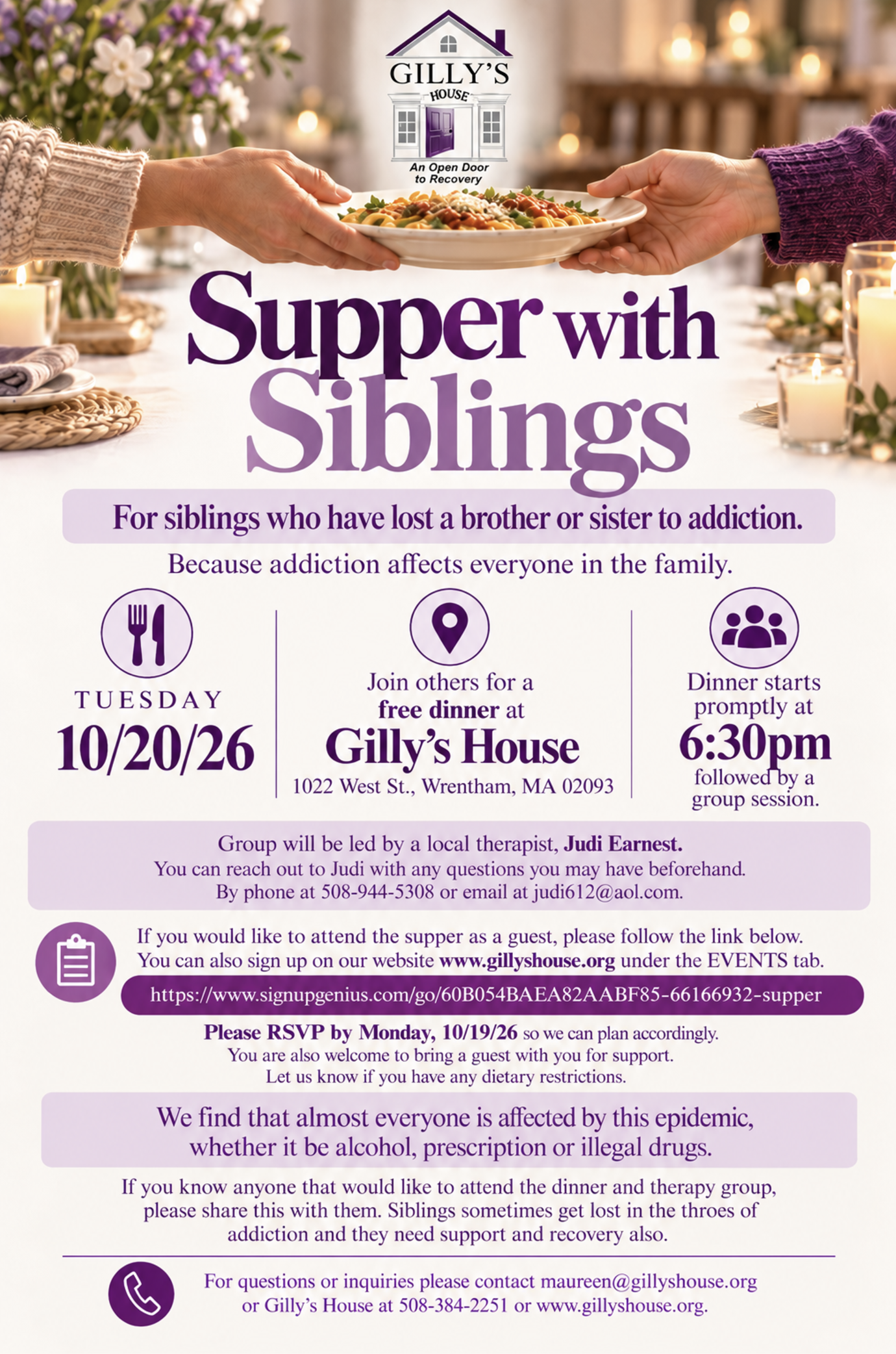 Supper with Siblings